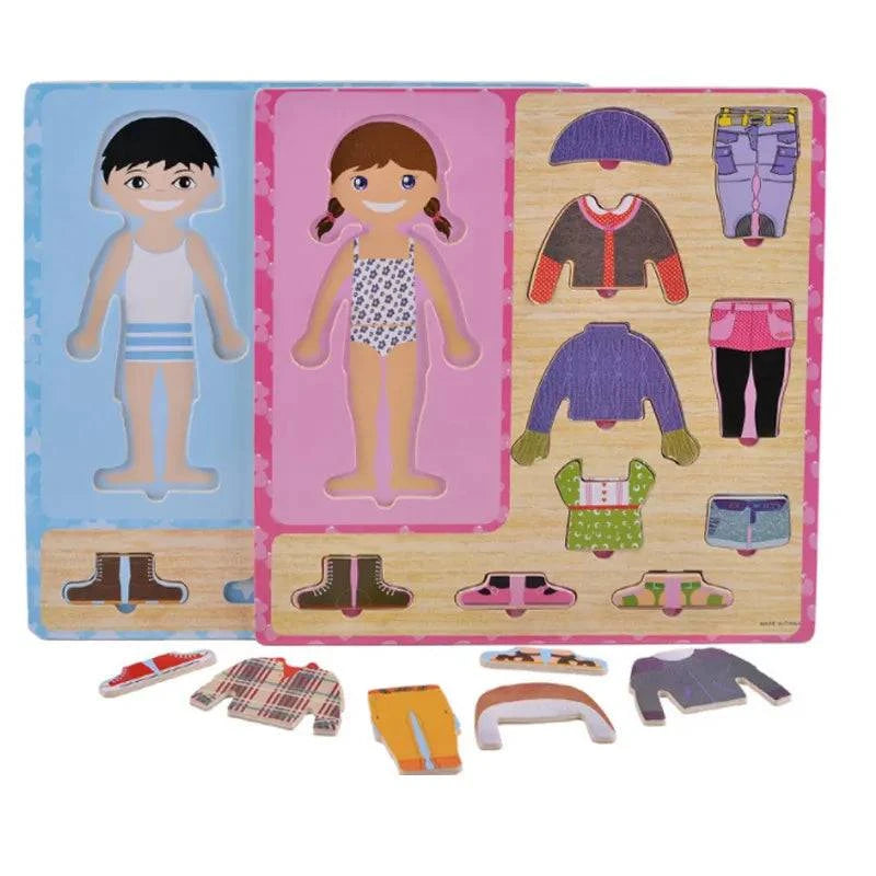 Wooden Dress-Up Puzzle