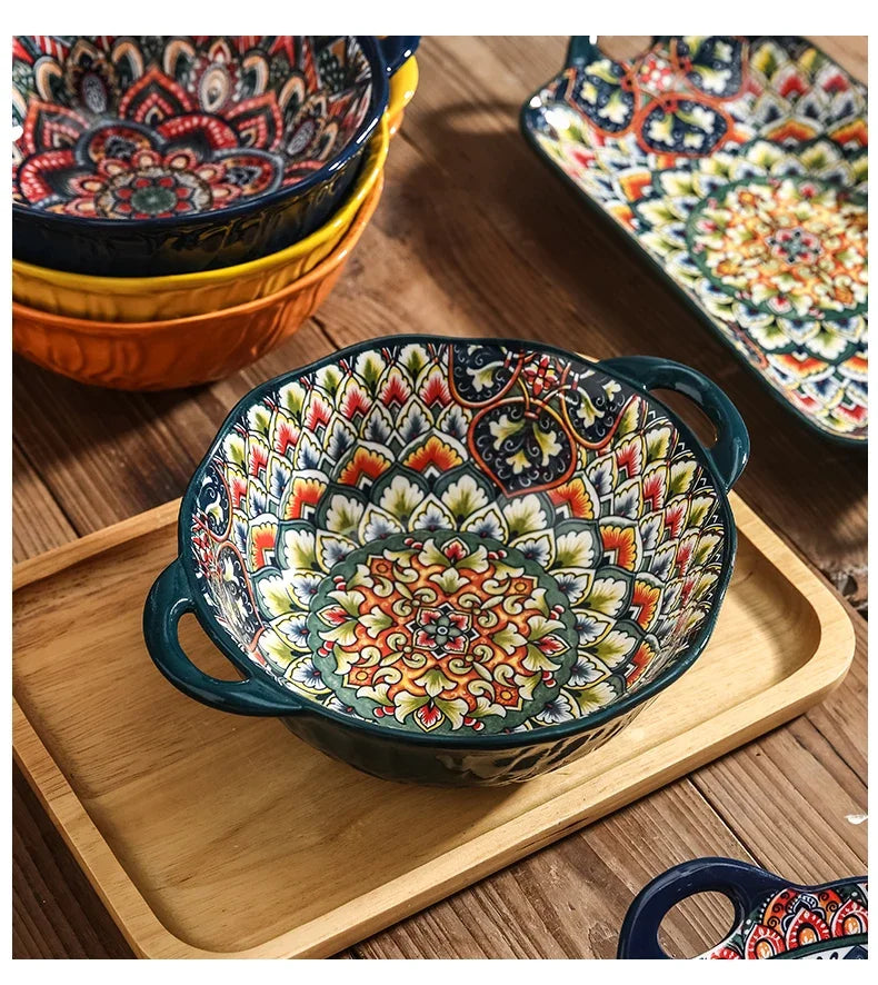 Bohemian Style Dinner Plates