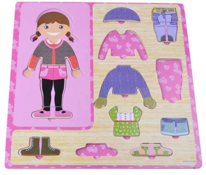 Wooden Dress-Up Puzzle