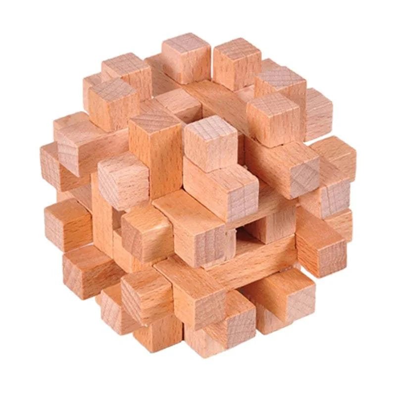 Interlocking Wood Brain Teaser Puzzles