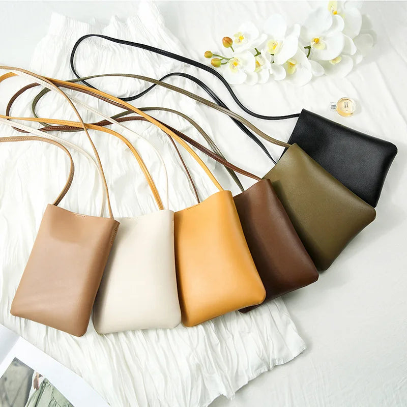 Genuine Leather Crossbody Bag