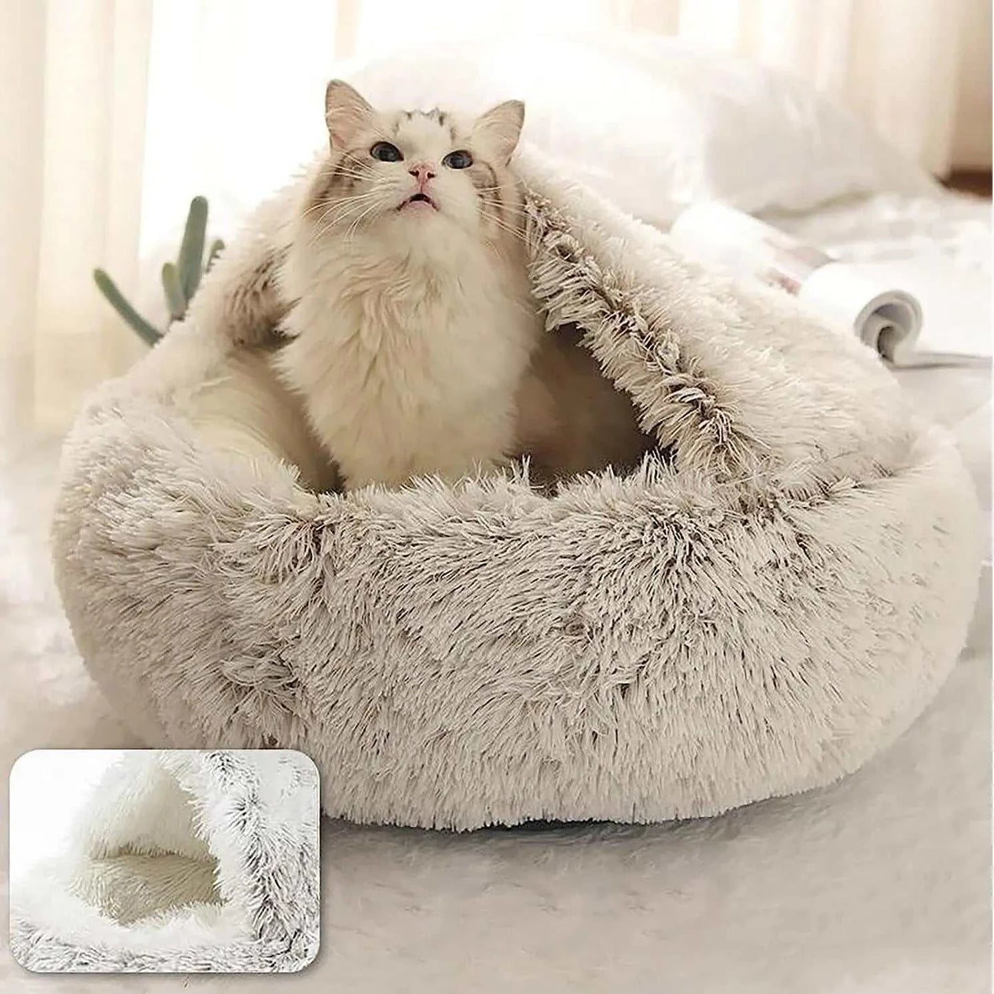 Soft Comfy Cat Nest Bed