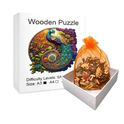 Brain Teaser Wood Puzzles