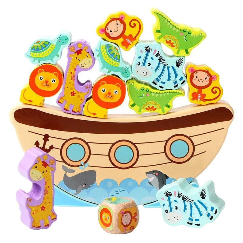 Sail Away Boat and Animal Stack Game