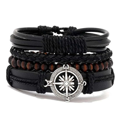 Leather Bracelets with Charm