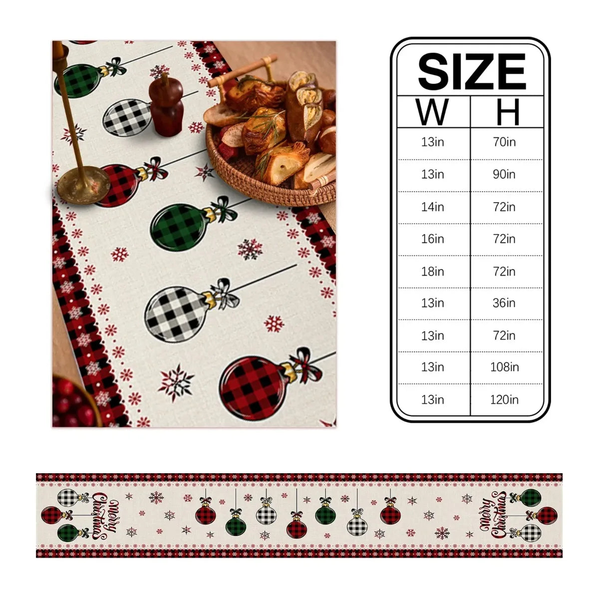 Holiday Linen Table Runners