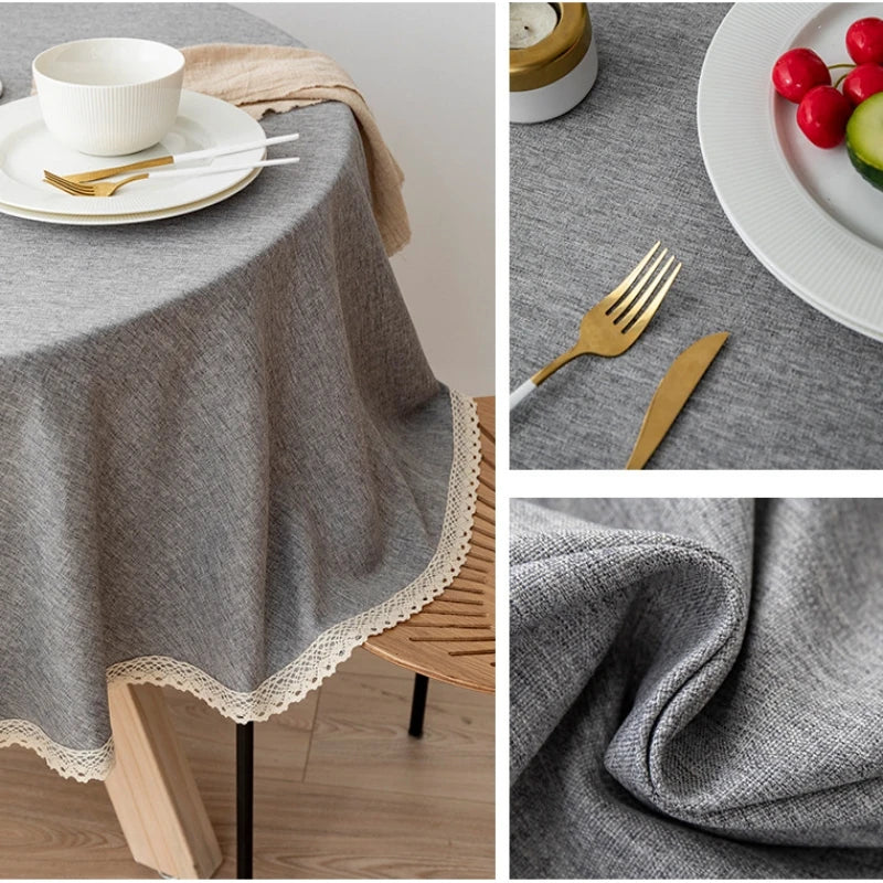 Classic Round Linen Tablecloths