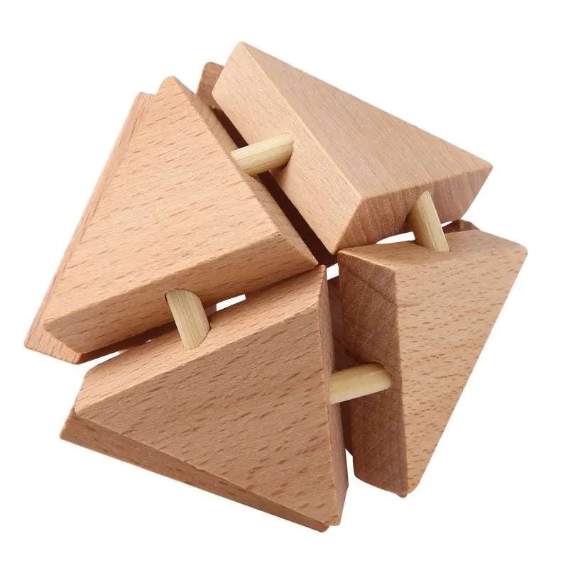 Interlocking Wood Brain Teaser Puzzles