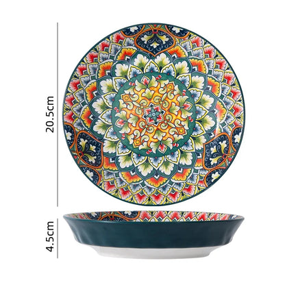 Bohemian Style Dinner Plates