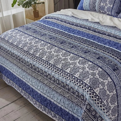 All Season Boho Chic 3 Piece Quilt Sets