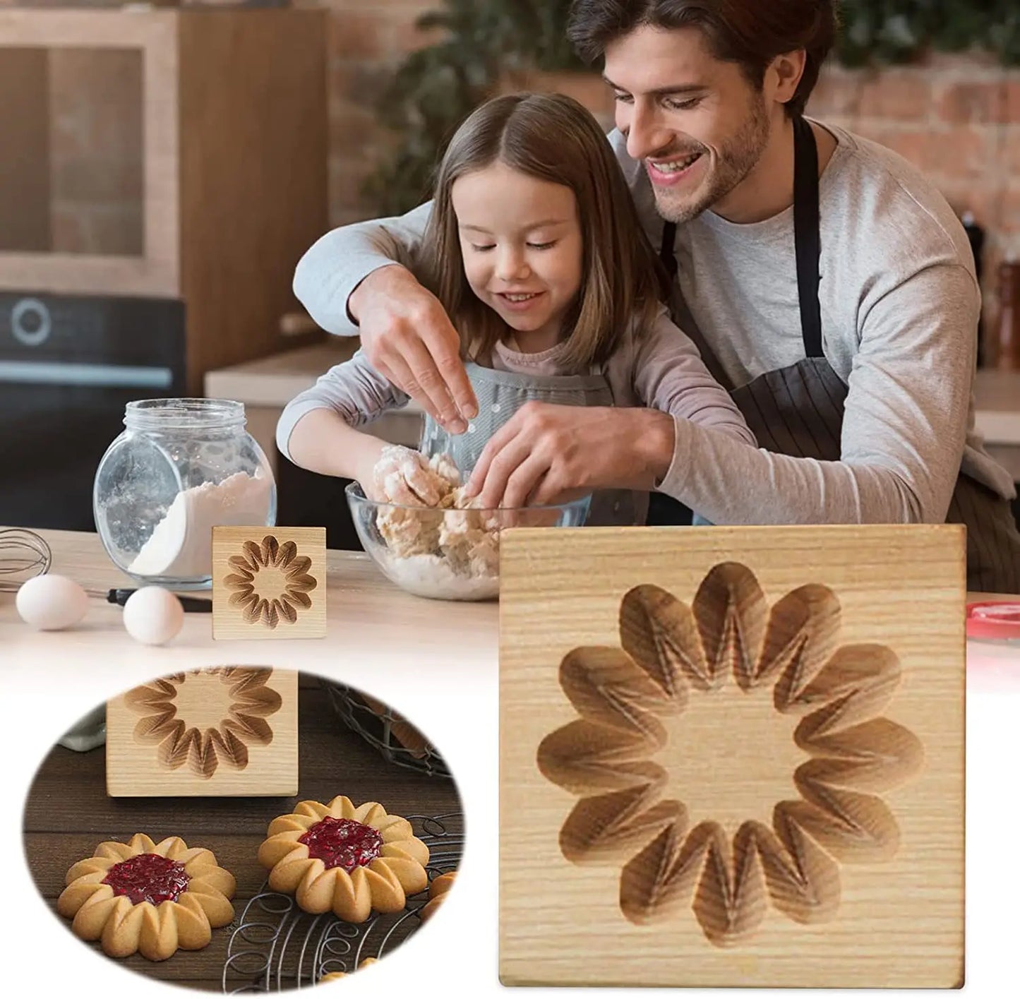 Wooden Cookie Molds