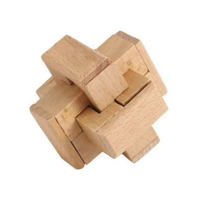 Interlocking Wood Brain Teaser Puzzles