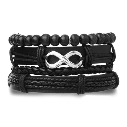 Leather Bracelets with Charm