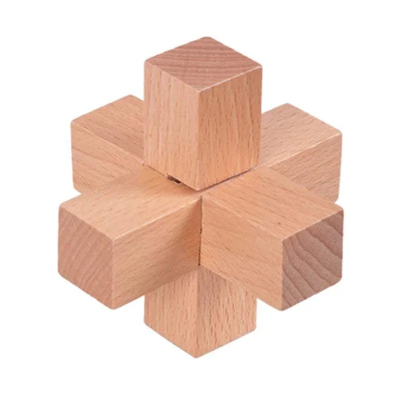 Interlocking Wood Brain Teaser Puzzles