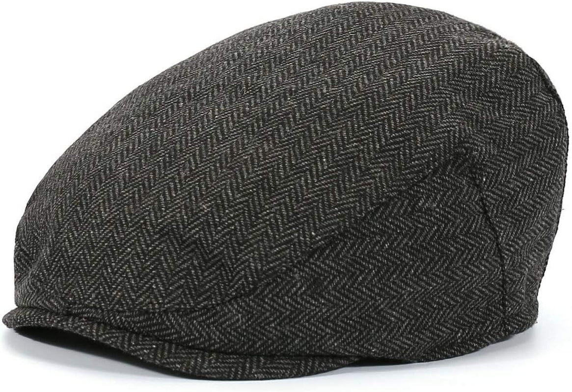 Men'S Flat Ivy Gatsby Newsboy Hat Winter Spring Autumn Driving Cabbie Hunting Cap