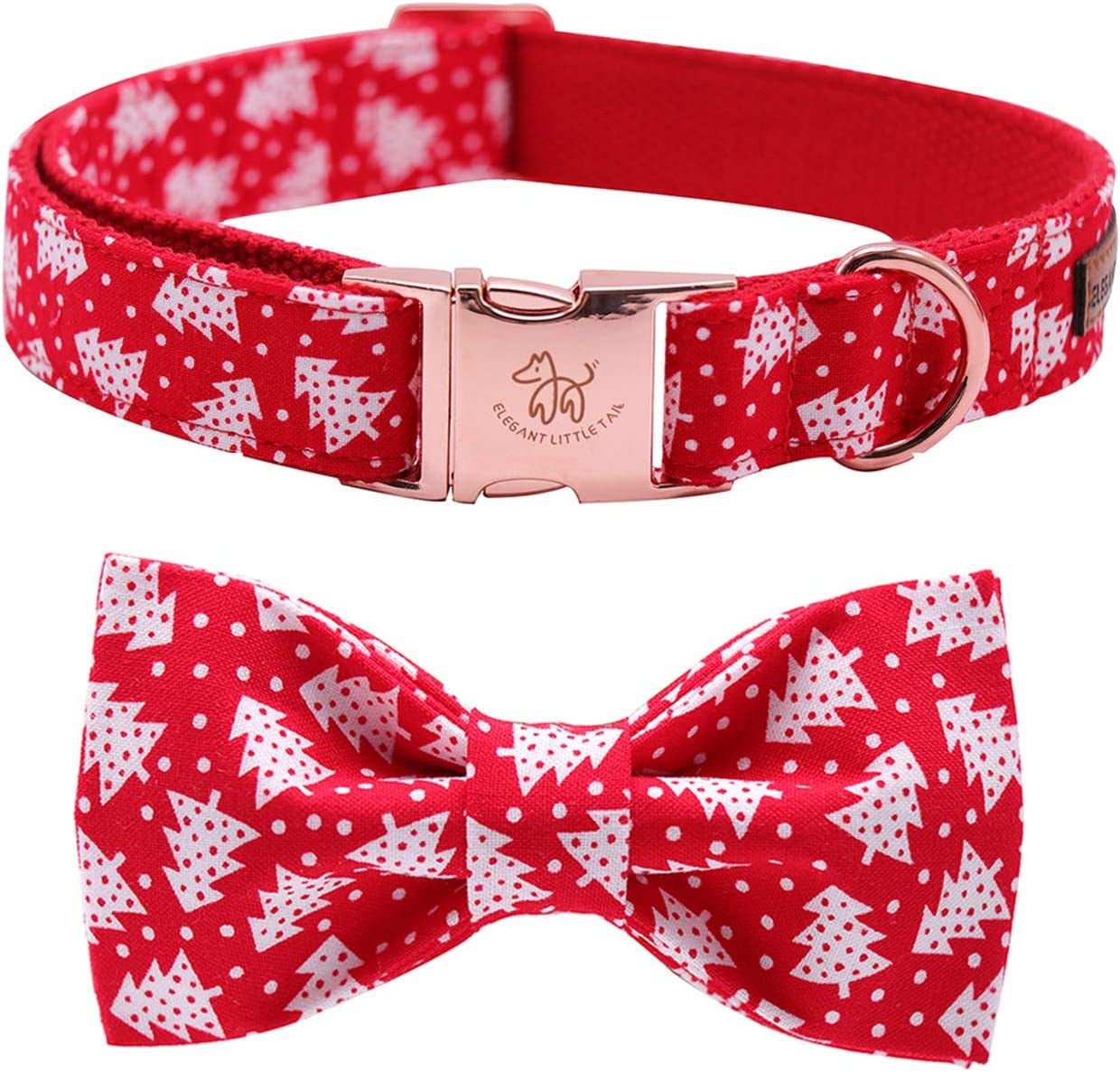 Dog Collar with Bow, Bowtie Dog Collar, Adjustable Fall Dog Collars for Small Medium Large Dogs and Cats