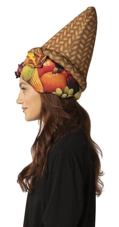 Cornucopia Thanksgiving Hat, Men and Women'S, Brown, Adult One Size, R7787-OS