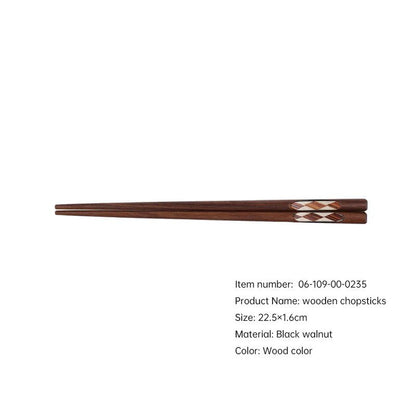 Imported Nordic Style Black Walnut Wooden Kitchen Utensils